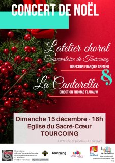 Motets pour un temps de Noël  - Atelier Conservatoire Tourcoing
