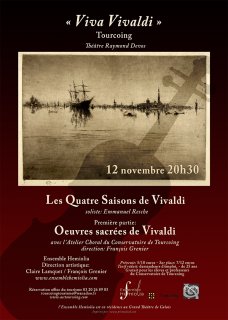 Viva Vivaldi au théâtre Raymond Devos - Tourcoing - 20h30 - Atelier Conservatoire Tourcoing